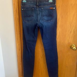 7forallmankind skinny jeans size 28